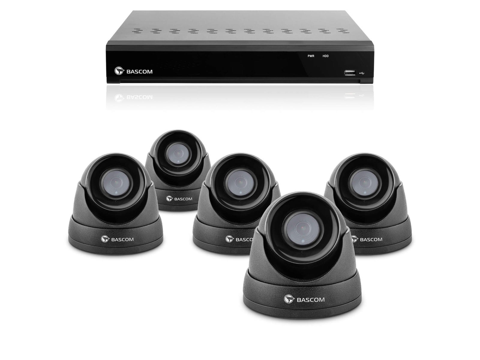 Kabelloses 5-Dome-System
