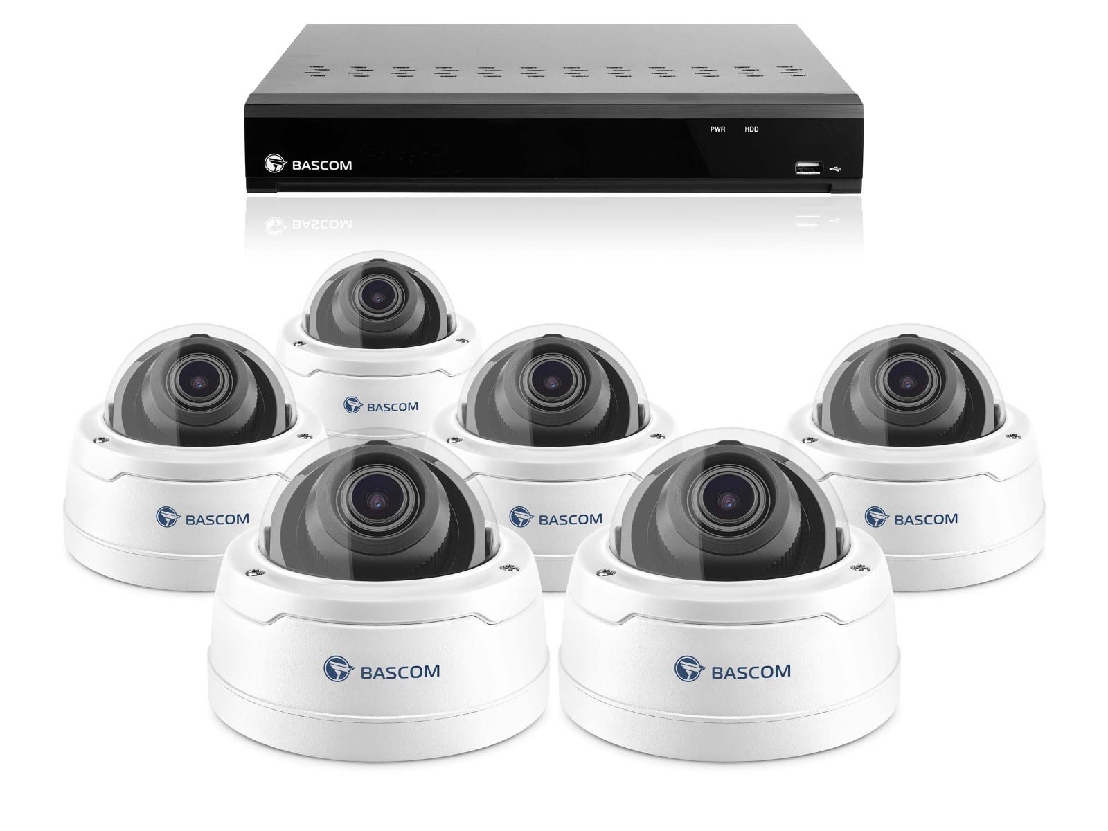 Kabelloses 6-Dome-System PRO