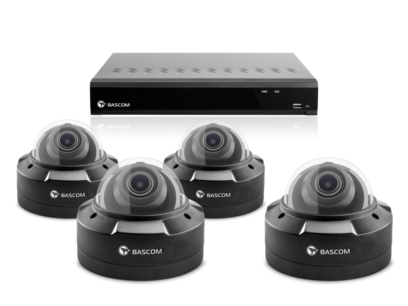 Kabelloses 4-Dome-System PLUS Kabelloses 4-Dome-System PLUS