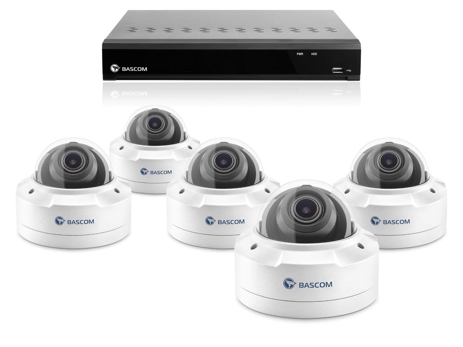 Kabelloses 5-Dome-System PLUS Kabelloses 5-Dome-System PLUS